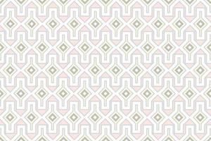 Abstract geometric shape seamless pattern. Mosaic design tile background. Geometric line ornament with stylish asian decor motif vector