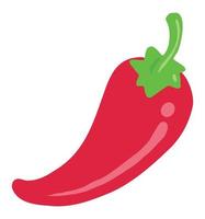 Spicy chilli vegetables sign icon symbol vector