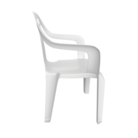 blanc chaise isolé sur transparent Contexte png