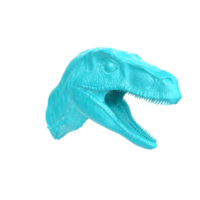 Raptor head isolated on transparent background png