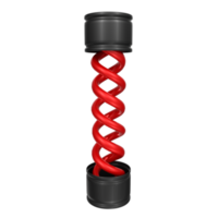 Virus spiral isolated on transparent background png