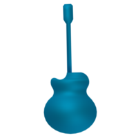 Guitar isolated on transparent png