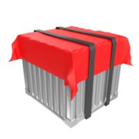 Container isolated on transparent png