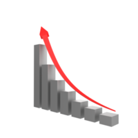 Geschäftsdiagramm mit Pfeil png