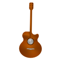 Guitar isolated on transparent png