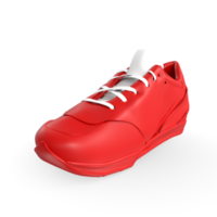 rouge chaussure isolé sur transparent Contexte png