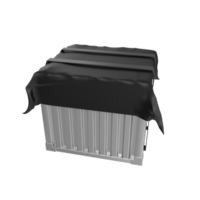 Container isolated on transparent png