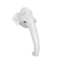 Mammoth head isolated on transparent png