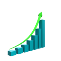 attività commerciale grafico con freccia png