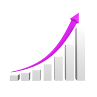 attività commerciale grafico con freccia png