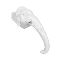 Mammoth head isolated on transparent png