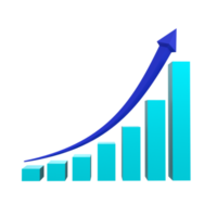 attività commerciale grafico con freccia png