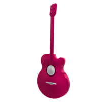 chitarra isolato su trasparente png