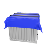 Container isolated on transparent png