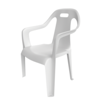 blanc chaise isolé sur transparent Contexte png