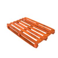 Wooden pallet isolated on transparent png