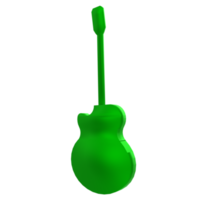 chitarra isolato su trasparente png