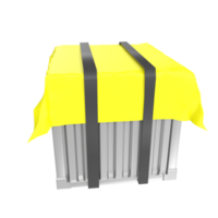 Container isolated on transparent png