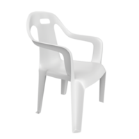 blanc chaise isolé sur transparent Contexte png