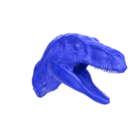 raptor cabeça isolado em transparente fundo png