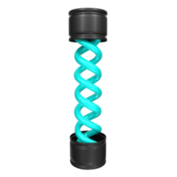 virus spiral isolerat på transparent bakgrund png