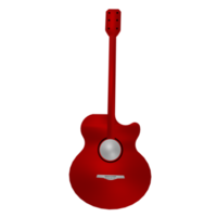 Guitar isolated on transparent png