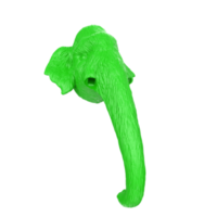 Mammoth head isolated on transparent png