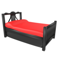 Bed isolated on transparent background png