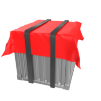 Container isolated on transparent png