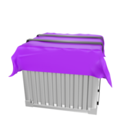 Container isolated on transparent png