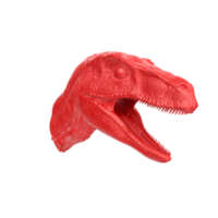 Raptor head isolated on transparent background png