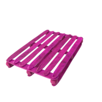 Wooden pallet isolated on transparent png