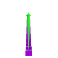 business chart with arrow png