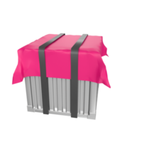 Container isolated on transparent png