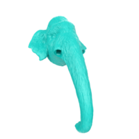 mammut testa isolato su trasparente png