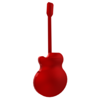 Guitar isolated on transparent png