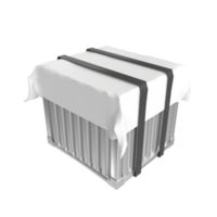 Container isolated on transparent png