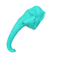 mammut huvud isolerat på transparent png