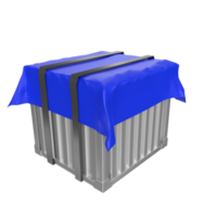 Container isolated on transparent png