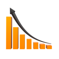 Geschäftsdiagramm mit Pfeil png