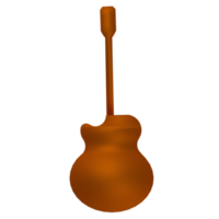 Guitar isolated on transparent png