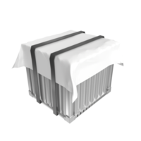 Container isolated on transparent png