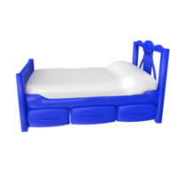 säng isolerat på transparent bakgrund png