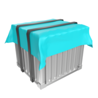 Container isolated on transparent png