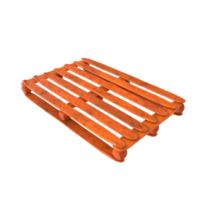 Wooden pallet isolated on transparent png