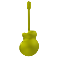 Guitar isolated on transparent png