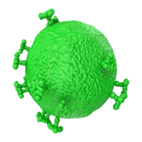 virus isolated on transparent background png