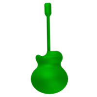 Gitarre isoliert auf transparent png