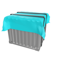 Container isoliert auf transparent png