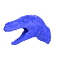 Raptor head isolated on transparent background png